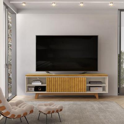 Bancada Loren 215 cm para TV até 75 Polegadas Dj Moveis