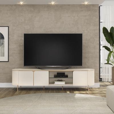 Bancada Ariana 240 cm para TV até 75 Polegadas Dj Moveis