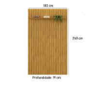 Painel Pratic 183 cm para TV até 65 Polegadas com Detalhes Ripados Dj Moveis - 3