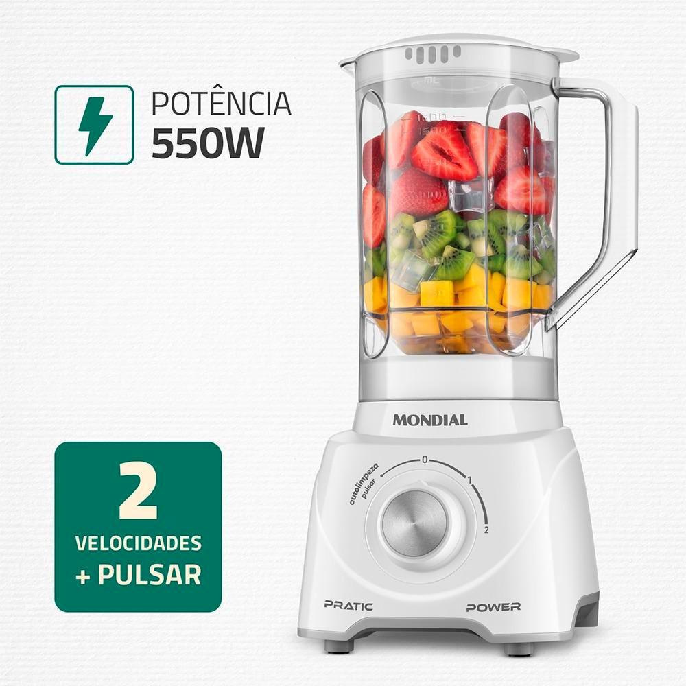 Liquidificador Pratic Power L-97-W Mondial - 2