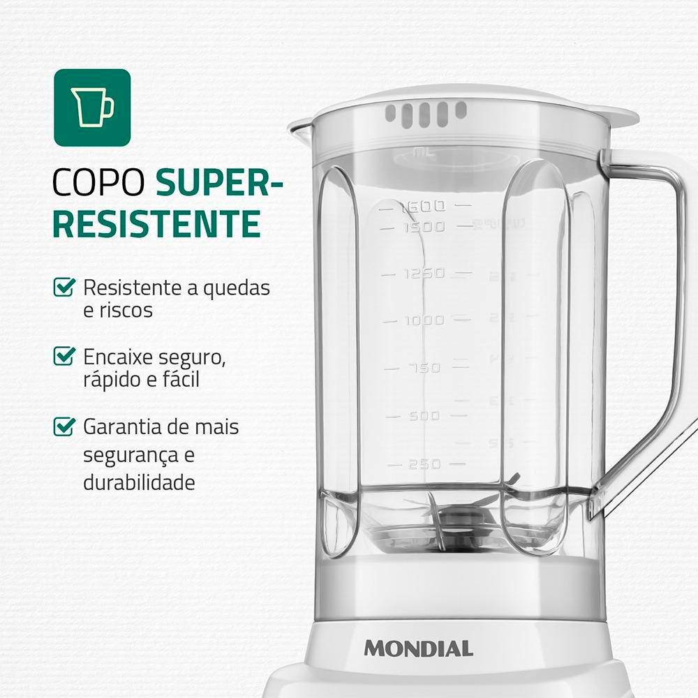 Liquidificador Pratic Power L-97-W Mondial - 3