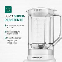 Liquidificador Pratic Power L-97-W Mondial - 3
