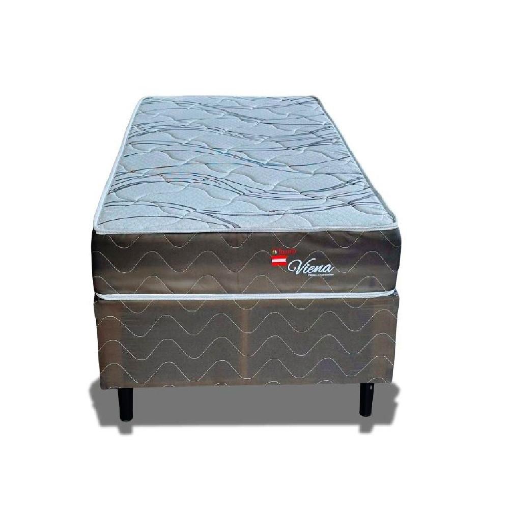 Conjunto Box Viena Molas Ensacadas Solteiro 88x188x52 cm Topazio - 2