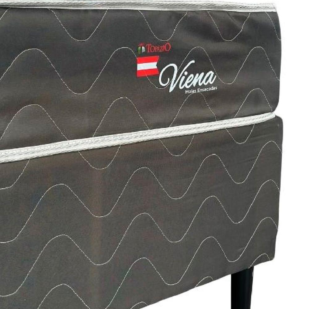 Conjunto Box Viena Molas Ensacadas Solteiro 88x188x52 cm Topazio - 3