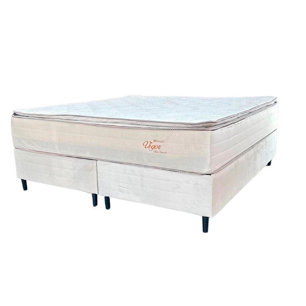 Conj Box Vigor Molas Ensacadas 198X198X65 cm Topazio - 1