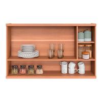 Armário Aéreo Macadâmia 120cm 1 Porta Basculante Ripado com Nicho 914003 Telasul - 2