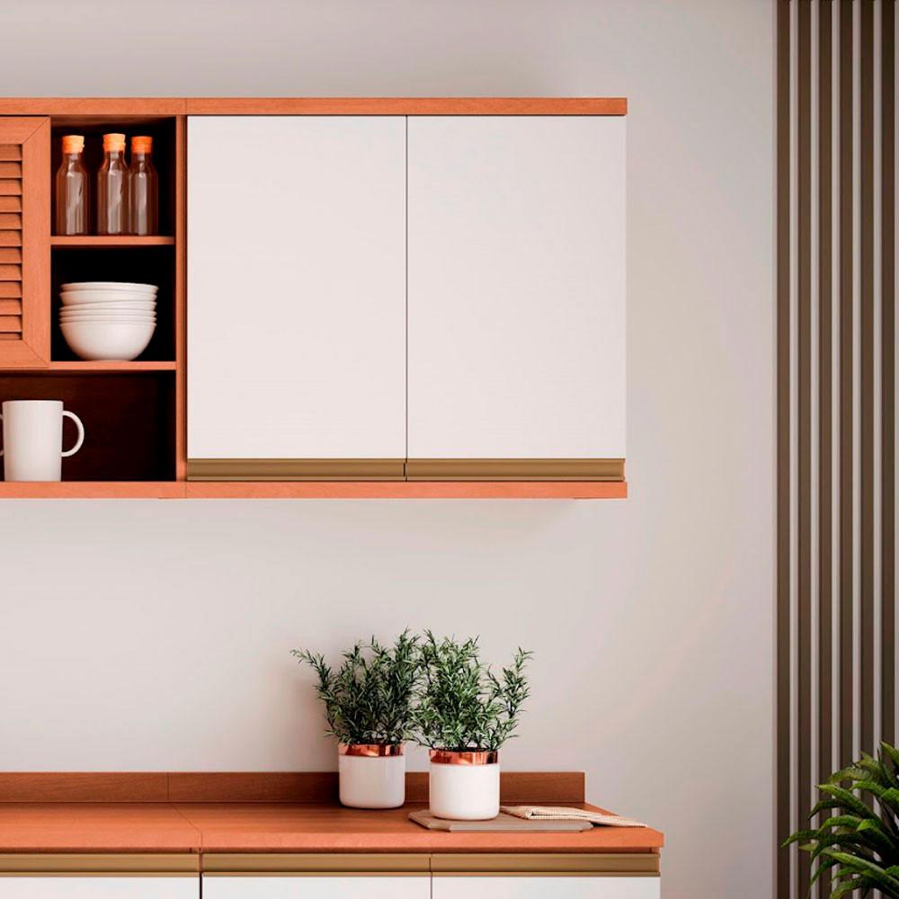 Armário Aéreo Macadâmia 80cm 2 Portas 914002 Telasul - 4