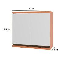 Armário Aéreo Macadâmia 80cm 2 Portas 914002 Telasul - 3