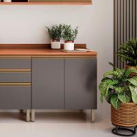 Balcão Macadâmia 80cm com Tampo 2 Portas 914101 Telasul - 4