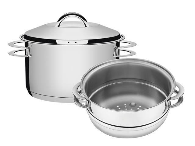 Cuscuzeira Tramontina Aço Inox 2Pçs 16cm - 1