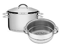 Cuscuzeira Tramontina Aço Inox 2Pçs 16cm - 1