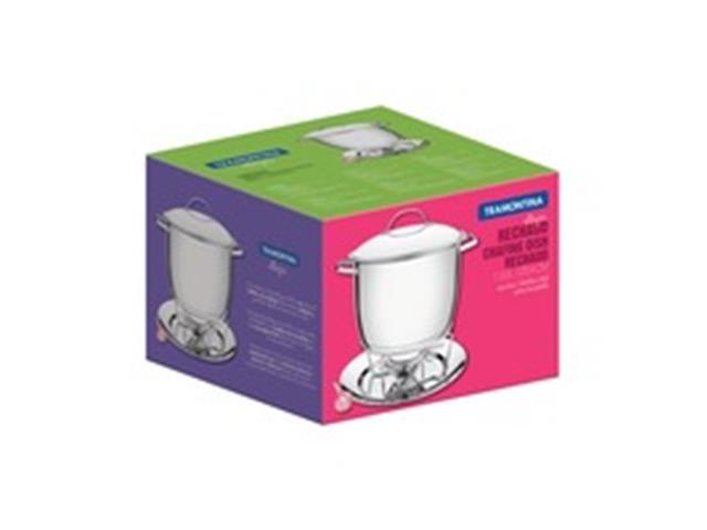 Rechaud com Tampa de Vidro Tramontina Allegra Aço Inox 24 cm - 2