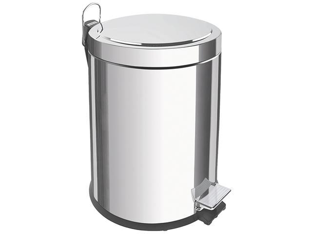 Lixeira com Pedal Tramontina Aço Inox 12 Litros - 1
