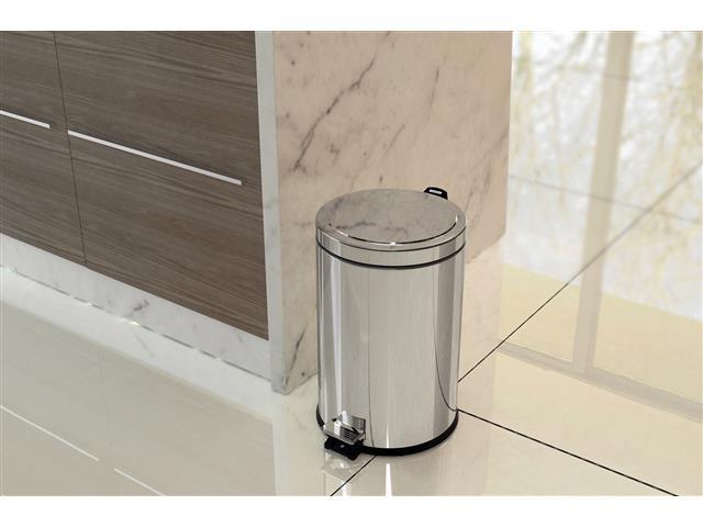 Lixeira com Pedal Tramontina Aço Inox 12 Litros - 3