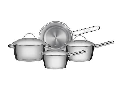 Jogo de Panelas Tramontina Allegra Inox 4 peças