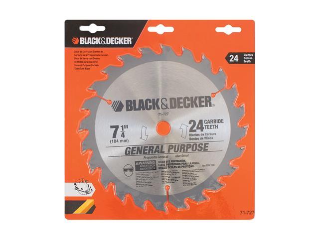 Disco para Serra Circular de 7.1/4 Pol. (184mm) 71727 BLACK+DECKER - 1