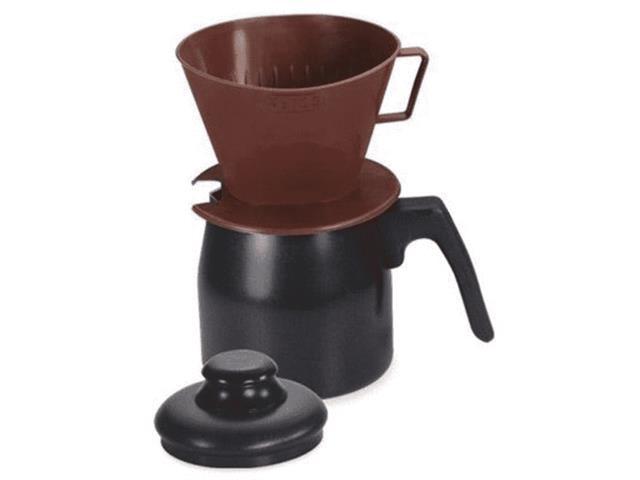 Bule com Filtro Fortaleza Preto 1 L - 1