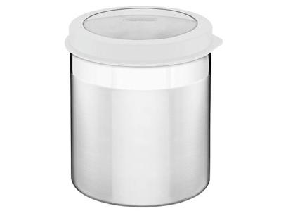 Pote para Armazenar com Tampa Plástica Tramontina Branco Ø 12CM