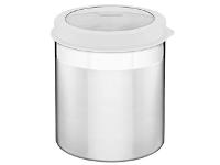 Pote para Armazenar com Tampa Plástica Tramontina Branco Ø 12CM - 1