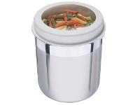 Pote para Armazenar com Tampa Plástica Tramontina Branco Ø 12CM - 2