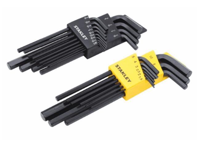 Jogo de Chaves Hexagonal em Milímetros e Polegadas Stanley 22 Peças - 2