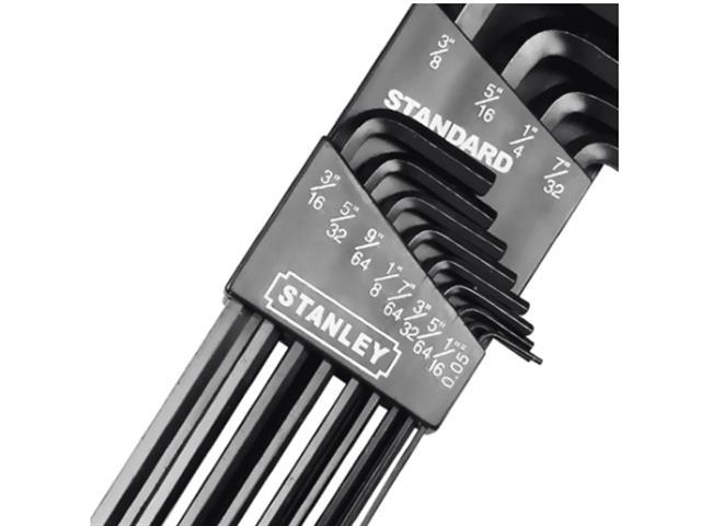 Jogo de Chaves Hexagonal em Milímetros e Polegadas Stanley 22 Peças - 4