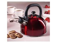 Chaleira MOR Mattina Mista Inox Vermelho 2,5 Litros - 2