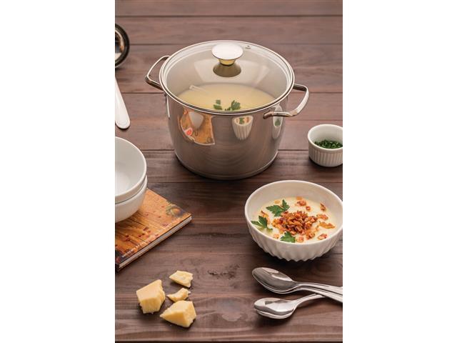 Caldeirão Tramontina Allegra Aço Inox 20CM - 2