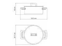 Caçarola Rasa em Aço Inox Tramontina Brava 16cm - 2