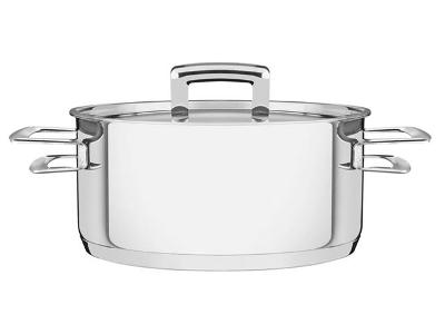Caçarola Rasa em Aço Inox Tramontina Brava 24cm