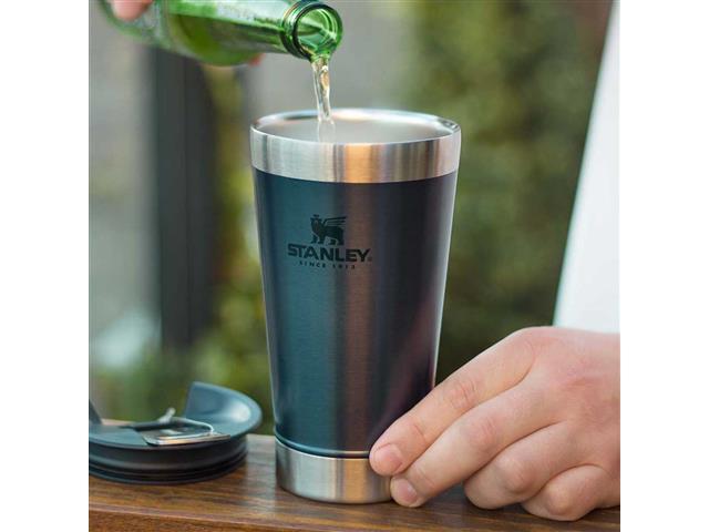 Copo Térmico de Cerveja com Tampa Stanley Nightfall Azul 473ML - 4