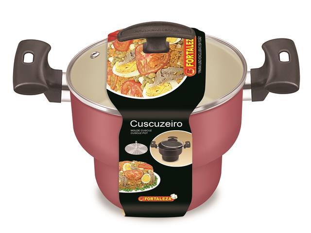 Cuscuzeiro com Tampa de Vidro Fortaleza Artistic Ø 16CM - 2