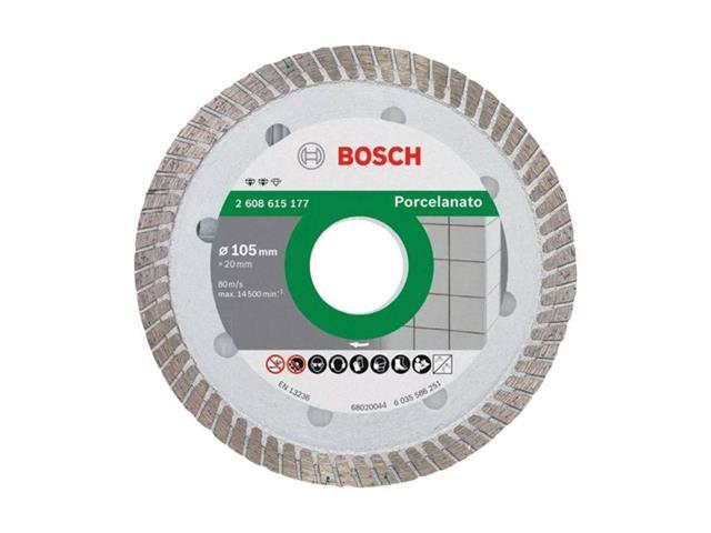 Disco Diamantado Bosch Turbo Fino para Porcelanato 105mm - 1