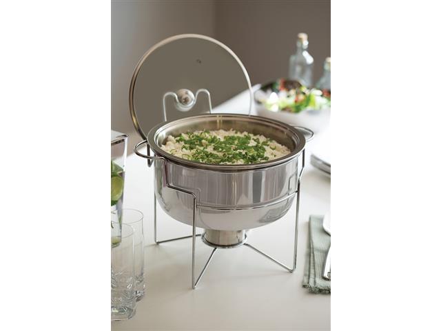 Rechaud Banho Maria Tramontina em Aço Inox com Fogareiro 4,3 Litros - 3