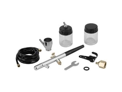 Kit com Aerógrafo de Dupla Ação Schulz Hobby mais Acessórios