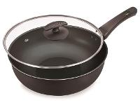 Frigideira Fortaleza Wok Black com Tampa de Vidro 28" - 1