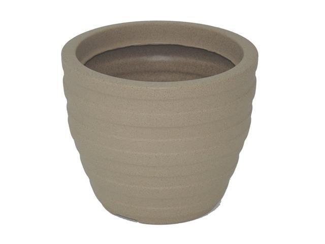 Vaso Inca Tramontina Basic em Polietileno 24 cm Areia - 1