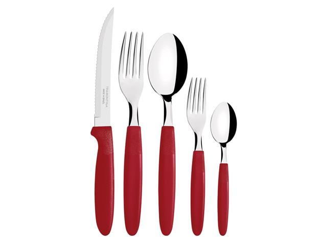 Faqueiro Inox Tramontina Ipanema Vermelho 30 Peças - 2