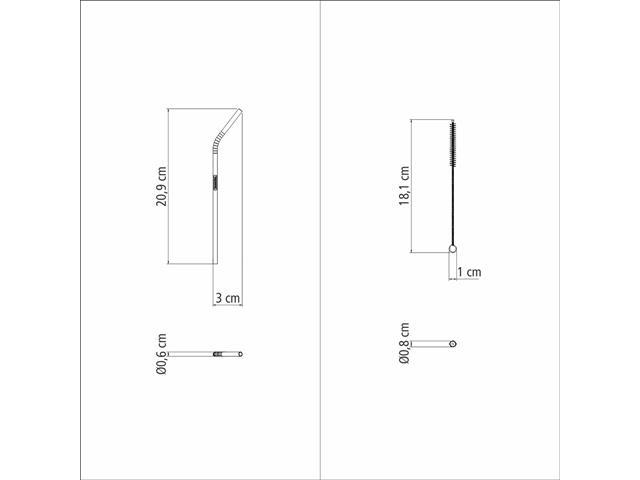 Canudo Inox Infantil Reutilizável com Escova Tramontina Azul - 3
