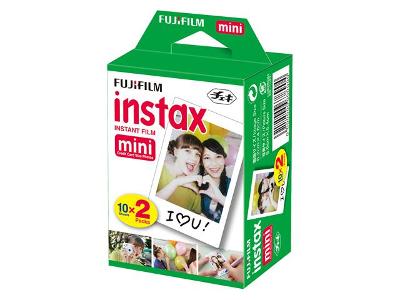 Filme Instantâneo Fujifilm Instax Borda Branca com 20 Unidades