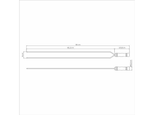 Espeto Duplo Tramontina para Churrasco 95cm - 4