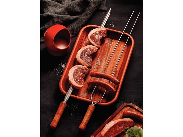 Espeto Duplo Tramontina para Churrasco 85cm - 2