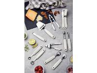 Espremedor de Alho Tramontina Utilitá Zamak Cromado e Cabo ABS Branco - 3