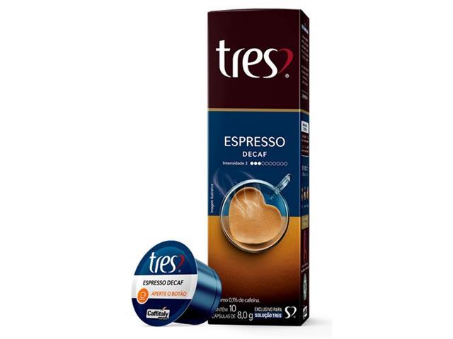 Cápsulas Três Corações Café Espresso Decaf - 1