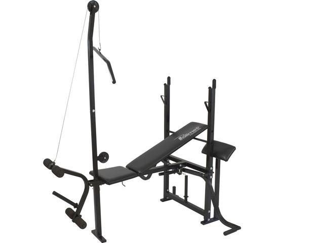 Estação de Musculação Polimet com Torre e Suporte para Crucifixo - 1