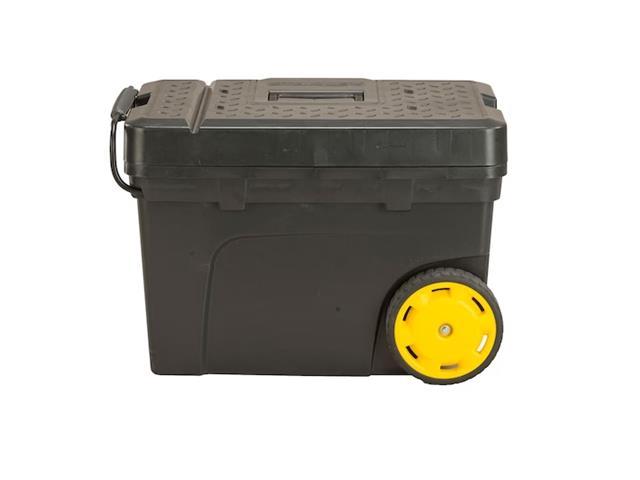 Caixa Plástica Contractor Para Ferramentas Stanley 53 Litros Com Roda - 1