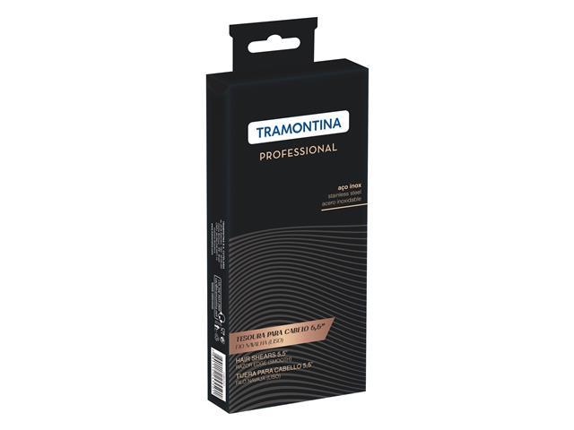 Tesoura para Cabelo Tramontina Aço Inox com Fio Navalha e Apoio 5,5" - 3
