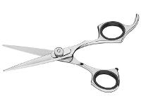 Tesoura para Cabelo Tramontina Aço Inox com Fio Navalha e Apoio 5,5" - 1