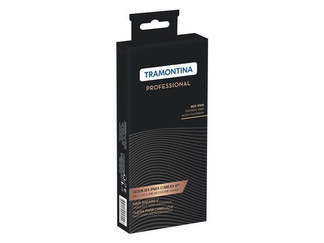 Tesoura para Cabelo Tramontina em Aço Inox com Fio Laser e Apoio 6" - 3