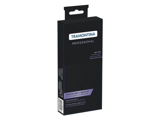 Tesoura para Cabelo Tramontina em Aço Inox com Fio Laser 6" - 3
